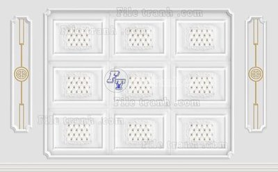 File tranh File in tranh tường 3D FT207914 (bản gốc) in lụa dán tường