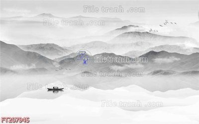 Download file tranh PSD File in tranh tường 3D FT207945 để chỉnh sửa