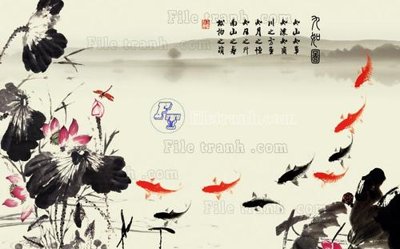 Tải file tranh gốc File in tranh tường 3D FT207965 chất lượng cao