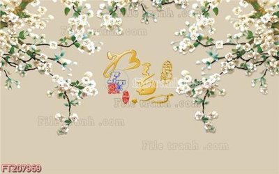 File in ấn File in tranh tường 3D FT207969 (bản gốc) cao cấp