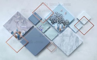 File gốc File in tranh tường 3D FT207983 (thiết kế) cho in ấn