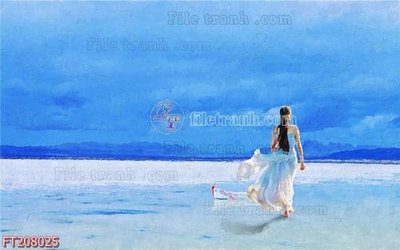 File gốc File in tranh tường 3D FT208025 (bản quyền) cho in ấn