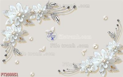 File gốc File in tranh tường 3D FT208051 (in ấn) màu sắc trung thực