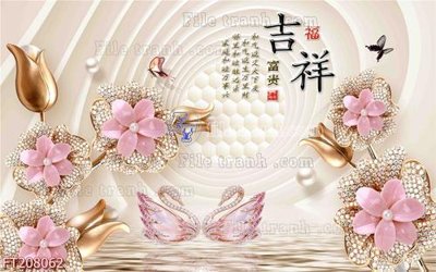 Tải file tranh File in tranh tường 3D FT208062 (ảnh gốc) ngay