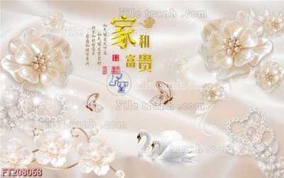 File tranh trang trí File in tranh tường 3D FT208068 (tải file gốc)