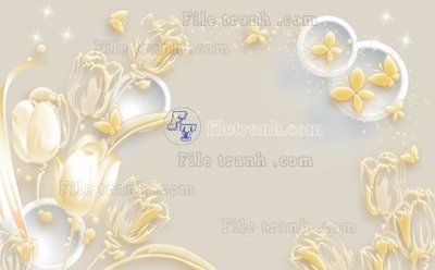 File gốc File in tranh tường 3D FT208085 (in ấn) màu sắc trung thực