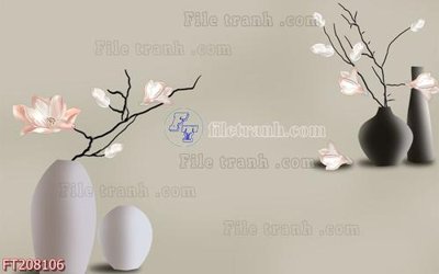 Tải file gốc File in tranh tường 3D FT208106 (bản PSD) đầy đủ layer