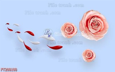 Tải file File in tranh tường 3D FT208108 (gốc) làm file quảng cáo