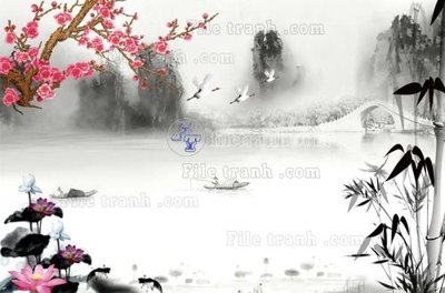 File PSD File in tranh tường 3D FT208156 (gốc) cho designer