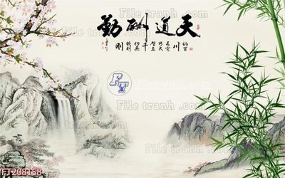 Chi tiết file tranh tráng gương File in tranh tường 3D FT208158 (ảnh gốc)