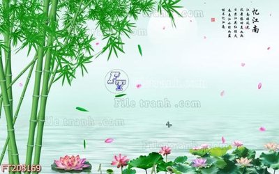 File in mica File in tranh tường 3D FT208169 (bản gốc) siêu trong