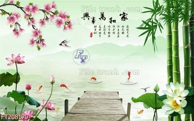 Download file File in tranh tường 3D FT208179 (gốc) in mica đèn LED