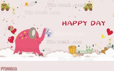 File gốc File in tranh tường 3D FT208212 (ảnh chi tiết) để in lụa