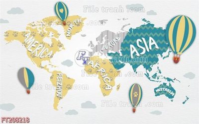 Download file File in tranh tường 3D FT208218 (chuẩn in) chất lượng cao