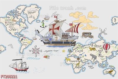 File tranh gốc PSD File in tranh tường 3D FT208221 còn nguyên layer