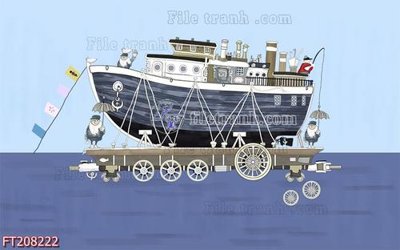 File in ấn chuyên nghiệp File in tranh tường 3D FT208222 (file gốc)