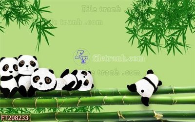 File gốc File in tranh tường 3D FT208233 (chuẩn màu) cho in offset