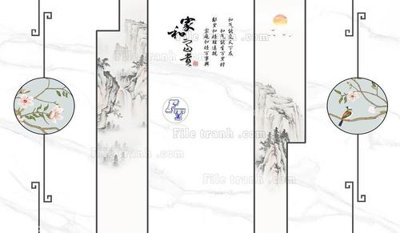 File gốc File in tranh tường 3D FT208311 (PNG) không nền chất lượng