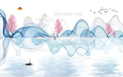 Download file tranh PSD File in tranh tường 3D FT208374 để chỉnh sửa