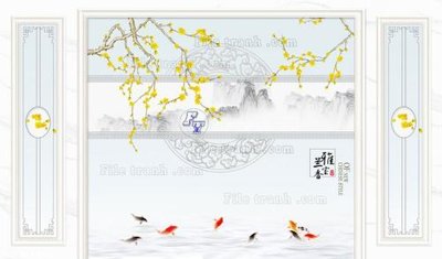 Tải file gốc File in tranh tường 3D FT208402 dùng cho in ấn