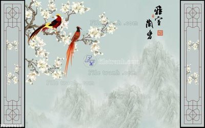 File ảnh File in tranh tường 3D FT208413 (gốc) trang trí khách sạn