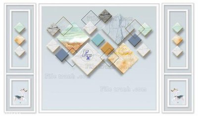 Tải file gốc File in tranh tường 3D FT208424 (in khổ lớn) không mờ