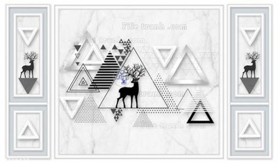 File gốc File in tranh tường 3D FT208430 (in lụa) họa tiết 3D