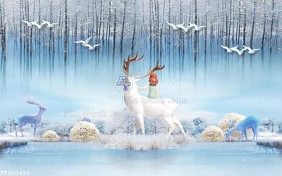 File tranh File in tranh tường 3D FT208452 (bản gốc) in lụa 5D