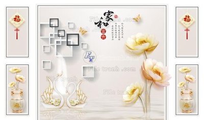 Tải file File in tranh tường 3D FT208457 (gốc) in trên mọi chất liệu