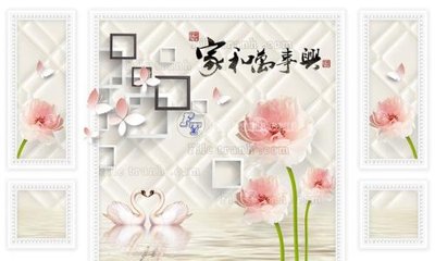 Hình ảnh file gốc in lụa File in tranh tường 3D FT208458