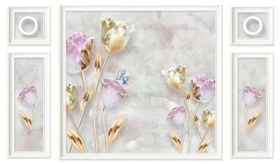 File gốc File in tranh tường 3D FT208471 (trang trí) phòng trẻ em