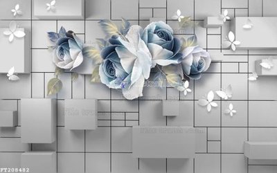 Tải file File in tranh tường 3D FT208482 (ảnh gốc) in tráng gương