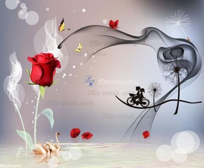 File gốc in ấn File in tranh tường 3D FT208496 chuẩn màu CMYK