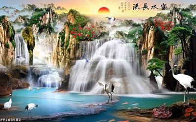 File ảnh File in tranh tường 3D FT208582 (gốc) in decal dán tường