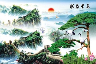 File gốc File in tranh tường 3D FT208588 (chuẩn CMYK) cho nhà in