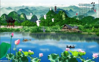 File tranh gốc File in tranh tường 3D FT208609 (bản quyền) độc đáo