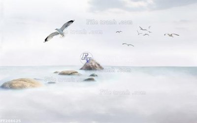 File gốc File in tranh tường 3D FT208625 (phiên bản chuẩn) để in ấn