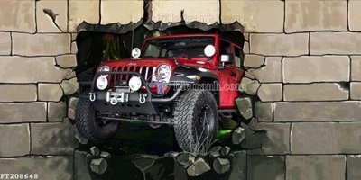 File gốc File in tranh tường 3D FT208648 (in ấn) không giới hạn