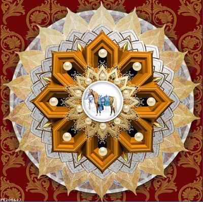 Tải file gốc in lụa File in tranh tường 3D FT208677 siêu nét