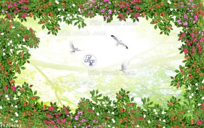 File tranh File in tranh tường 3D FT208691 (bản gốc) in lụa 3D