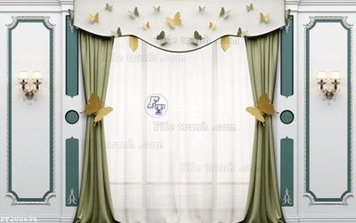 File gốc File in tranh tường 3D FT208696 (in lụa) trang trí tường