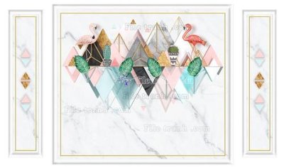 File in trần File in tranh tường 3D FT208722 (bản gốc) phong cảnh