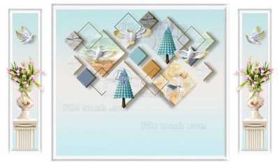 Download file gốc File in tranh tường 3D FT208723 (độ nét cao)