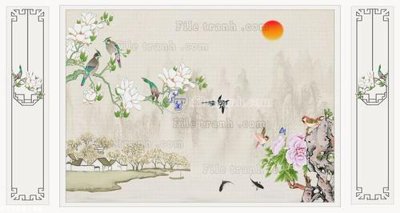 Download file ảnh gốc File in tranh tường 3D FT208748 để in ấn