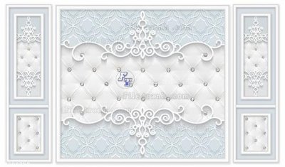 File gốc File in tranh tường 3D FT208750 (in ấn) màu sắc trung thực