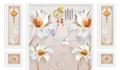 File tranh gốc in trần nhà File in tranh tường 3D FT208751 3D