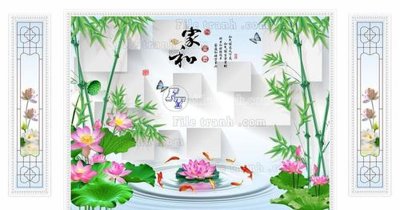 File tranh in tráng gương File in tranh tường 3D FT208754 (siêu nét)