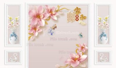 Tải file PSD File in tranh tường 3D FT208762 (nguyên layer) để in