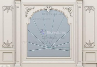 File gốc File in tranh tường 3D FT208775 (cho in UV) siêu nét
