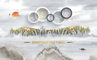 File PSD File in tranh tường 3D FT208824 (bản gốc) dễ dàng edit